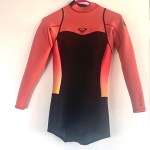 Roxy long sleeve shorty wetsuit spring suit
